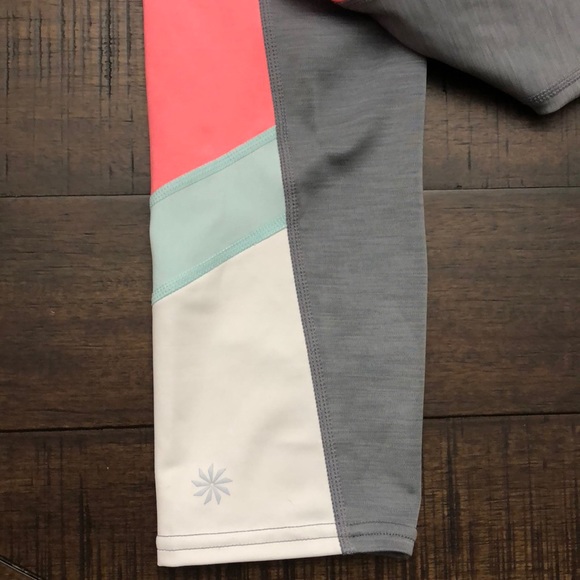 Athleta crop multicolor leggings - Picture 2 of 5